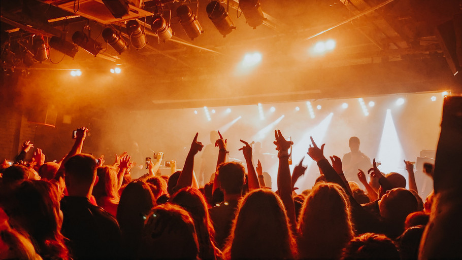 Foule assistant à un concert